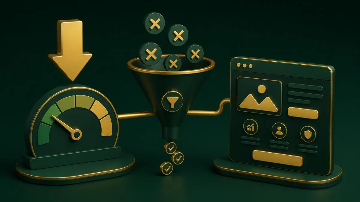 مؤشر تكلفة الاستحواذ ينخفض مع قمع تصفية وصفحة هبوط محسّنة